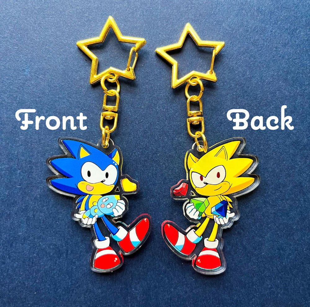 Sonic the Hedgehog Double Sided Charm